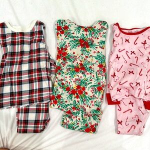 Toddler size 3 Christmas pajama bundle